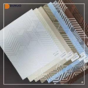 Wholesale Heavy Duty Textured Jacquard Roller Blinds Fabric Horizontal Coating Blackout Roller Blinds Fabric for Shades by Dunuo from china suppliers