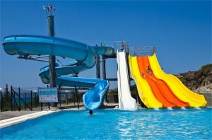 Wholesale OEM Aquatic Children Amuse Park Playground Playhouse Fiberglass Water Slide for Kids from china suppliers