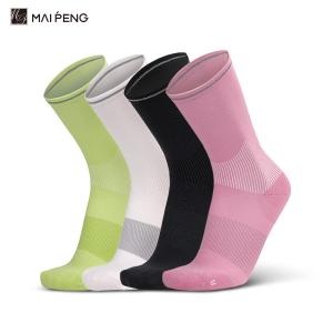 Wholesale Breathable Custom Cycling Socks Moisture Wicking Unisex Mid Calf Running Socks from china suppliers
