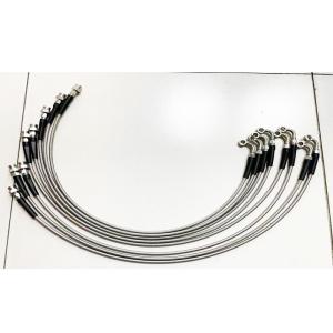 Wholesale PVC / PU Cover Motorcycle Brake Hose Fittings FMVSS 106 Brake Hose Components from china suppliers