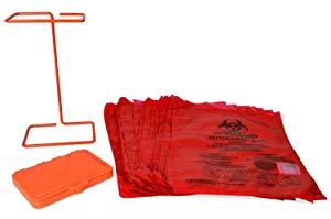 poxygrid bench-top biohazard bag kit