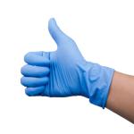 4 Mil Disposable Medical Nitrile Gloves , FDA510K Disposable Powder Free Nitrile