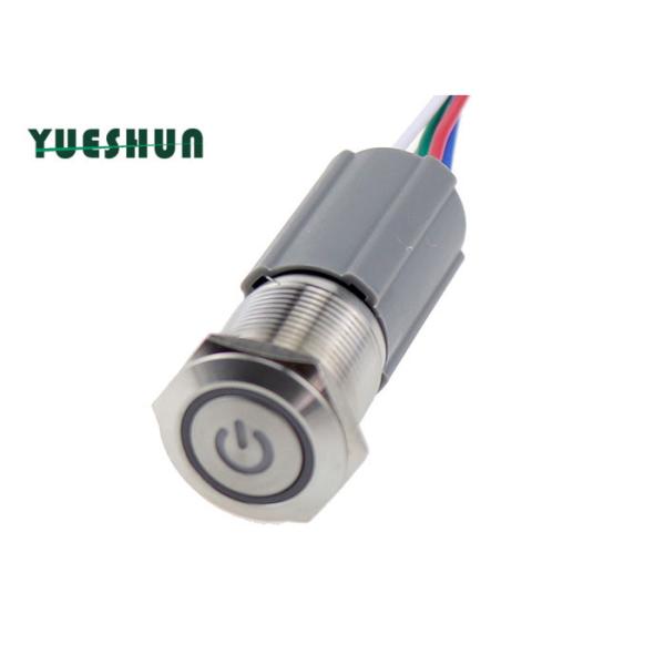 Wholesale Pigtail Connetor Led 19MM IP65 SS Push Button Switch from china suppliers