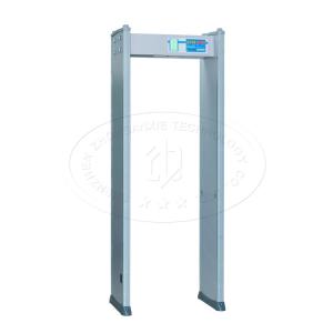 Wholesale Silver Grey 4 Zones Walk Through Metal Detector Security Gate For Prison / Court from china suppliers
