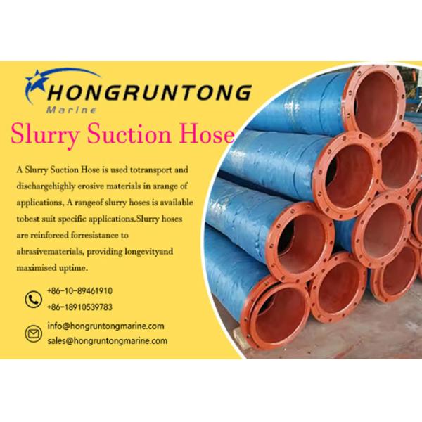 Heavy Duty Slurry Suction Hose 0.4mpa To 2.5mpa