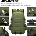 Hiking Camping Backpack 40L, Lightweight Rucksack Men Women Outdoor Sport