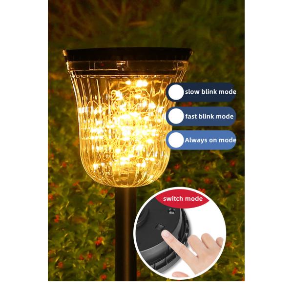 Solar Powered Outdoor Waterproof Led Solar Landscape Lawn Light For Courtyard IP65
