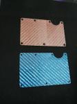 Matte Black Carbon Fiber Business Cards With NFC 13.56MHz Chip CR80 85x54mm
