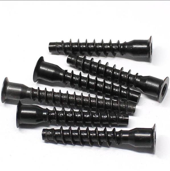 Carbon Steel Black Zinc Plated Countersunk Furniture Wood Hex Socket Head