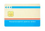 85.6*54 Mm PVC Contact Smart SLE4428 IC Chip Card