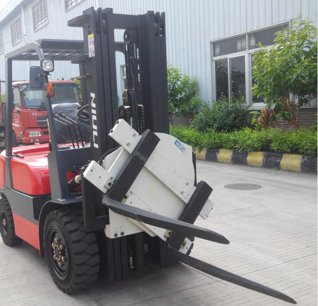 Box Bin 3 Ton 3.5 Ton Forklift Drum Rotator Attachment