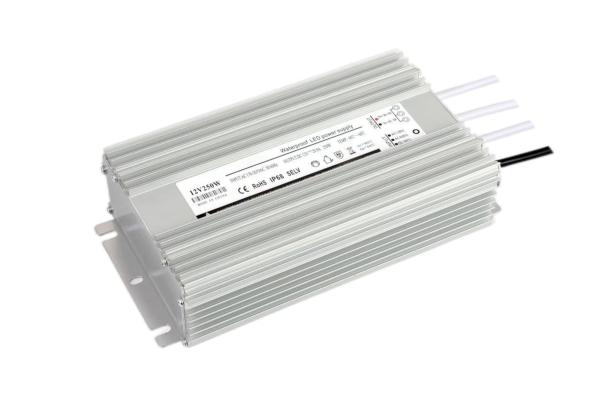 12V/24V/36V/48V Waterproof LED Power Supply - 250W Output, IP67 Rated, Reliable