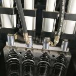 Siemens PLC 2 Cavity Semi Auto Blow Molding Machine for Plastic Bottle