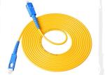 3.00mm 3M SC - SC Fiber Patch Cord , LSZH / PVC Jacket Fiber Optic Jumper Cables
