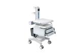 Plastic Adjustable Medical Trolleys For Doctor Ward Inspection