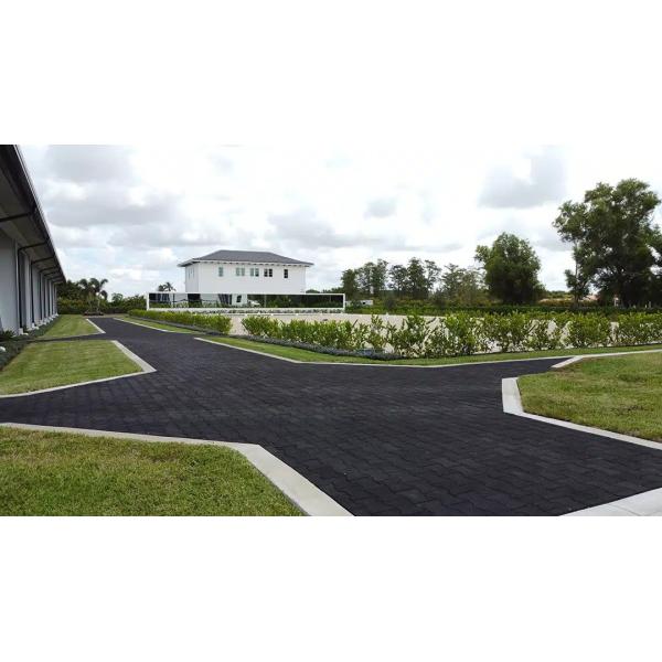 Grey Rubber Flooring Tiles 200*140mm / 180mm*140mm Dog Bone Rubber Tiles