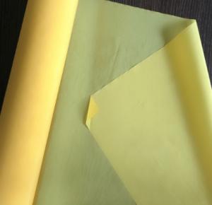 Wholesale 100% Polyester Knit Mesh Fabric Printing Screen Cloth Yellow / White Color from china suppliers