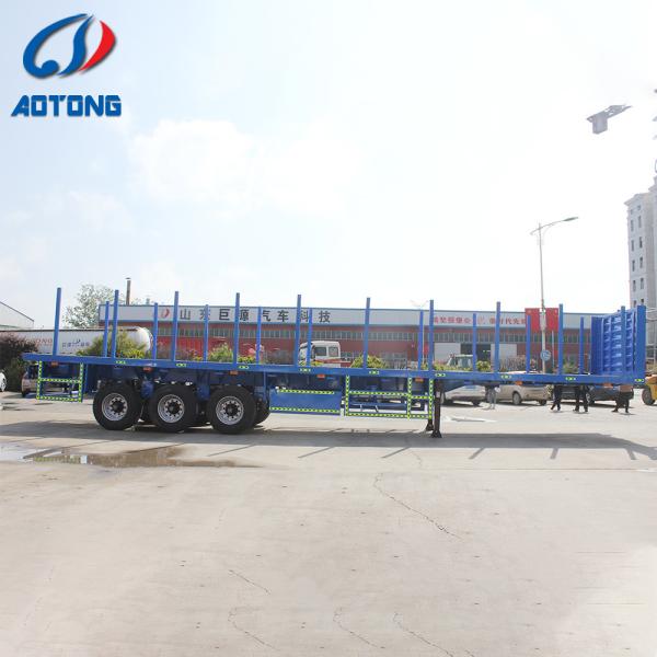 40 Ton Long Flatbed Container Trailers for Wood/Log/Timber Transportation in