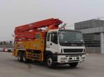 Special Purpose Truck , Concrete Pump Truck With Electric Control System