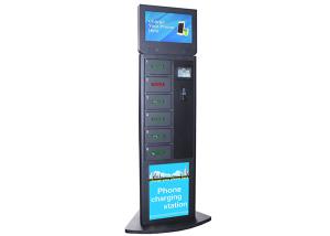 Wholesale 6 Secured Electronic Lockers Cell Phone Charging Kiosks For Airport / Train Station / Bus Station from china suppliers