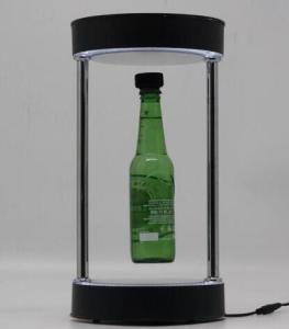 Wholesale acrylic magnetic floating levitate pop beer bottle adveritising racks from china suppliers