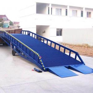 Wholesale 8 Ton Capacity Forklift Truck Accessories , Hydraulic Mobile Dock Yard Ramp For Forklift from china suppliers