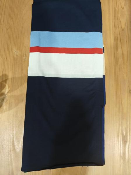 Smooth And Fashionable Comfortable Clear Grain Striped Knit Fabric For Polo