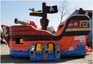 Wholesale Pirate Ship Slide Inflatable Combo Jumping House For Birthday Party from china suppliers