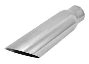Wholesale SS304 2.5in Inlet 3in Outlet Exhaust Tail Tips Straight Pipe Exhaust Tips from china suppliers
