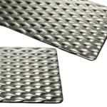 Ss 304 Ss316 Perforated Stainless Steel Plate Sheet Embossed Checkered