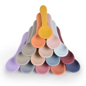 Wholesale Microwave Safe Silicone Weaning Spoons CPC EN71 Approval from china suppliers