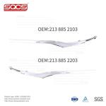 2138852103 2138852203 Front Bumper Molding Trim Strip Rear Chrome for Mercedes