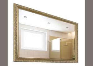Wholesale Bathroom Decorative Framed Mirrors , Safety Explosion Large Framed Wall Mirror from china suppliers