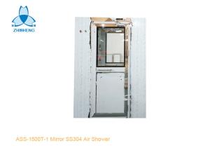 Wholesale Three Side Blowing One Person Mirror SS304 Air Shower Room With UV Light from china suppliers
