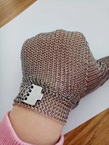 Wholesale Stainless steel CUT RESISTANT GLOVES ring mesh chain mail mesh auti-cutting safety gloves S M L XL XXL from china suppliers