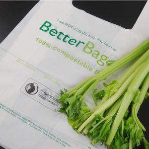 Wholesale 100%Biodegradable And Compostable T-Shirt Bags/Vest Carrier PE Plastic Bag, Vest Carrier Plastic T-Shirt Shopping Bag from china suppliers