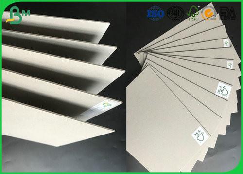 Quality Strong Stiffness Recycled Mixed Pulp 1.5mm - 2.5mm Laminated Grey Board For Folder Book Binding for sale
