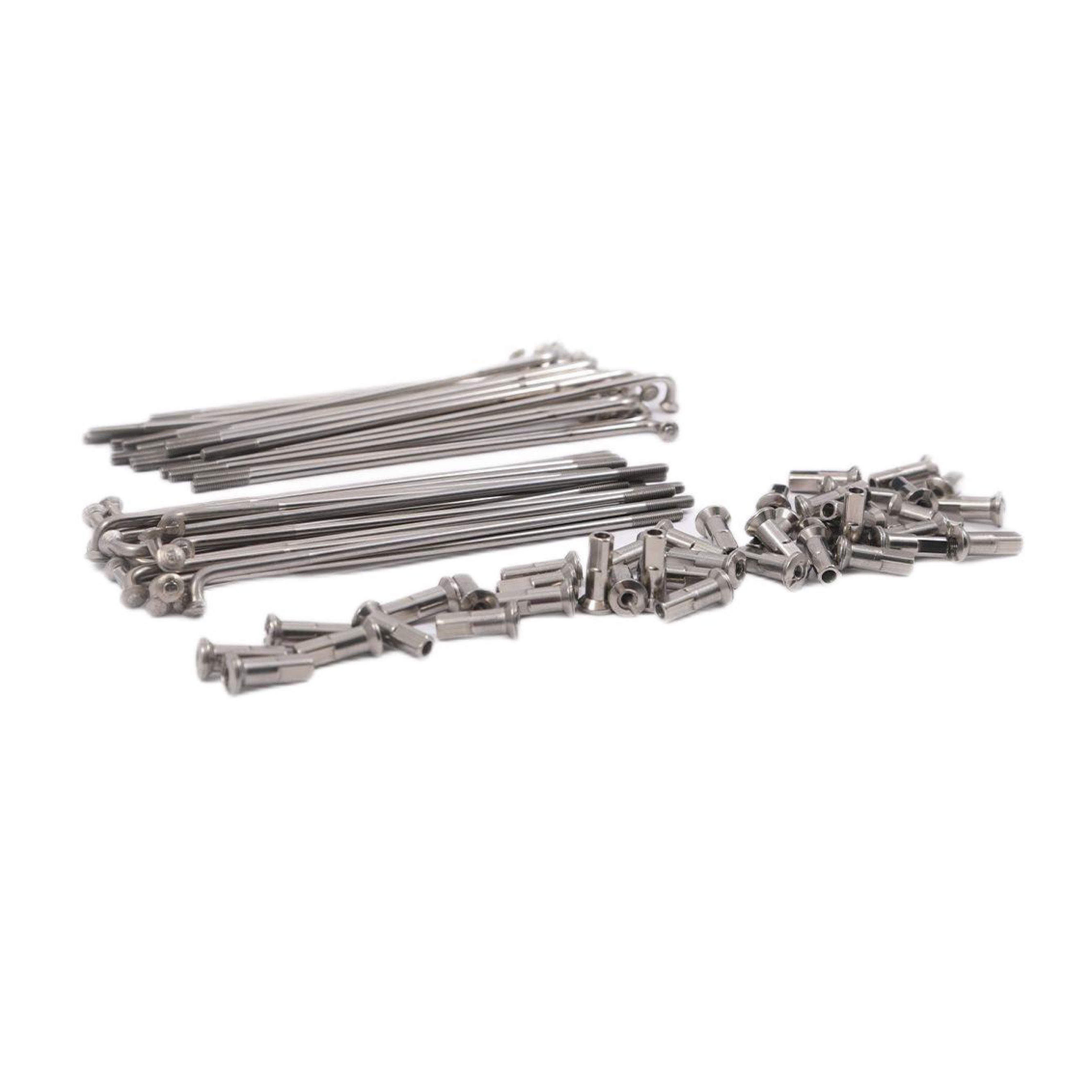 Stainless Steel 21" Replacement Spoke and Nipple Kit for CRF Wheels