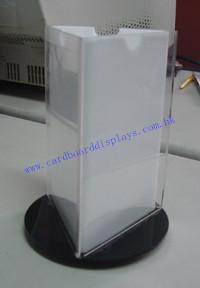 Wholesale Rotary Acrylic display stand with hooks manufacture from china suppliers