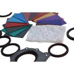 OEM FKM Fluorine Rubber Fluoroelastomer Compounds Fluorocarbon O Ring High
