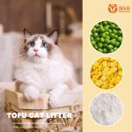 OEM Premium Tofu Cat Litter Green Dust Free Clumping Cat Litter