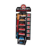 Lithium Battery Pop Pos Display Demountable JMT Battery Display Rack Metal For