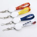 23cm 92cm 3 In 1 Phone Lanyard USB 2.0 Charging Cable Custom Logo