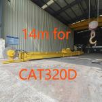 DX225 Telescopic Arm / Hydraulic Telescopic Boom 0.4-0.6 Cbm Digging Bucket For