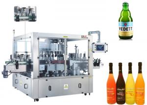 Wholesale High Production Wine / Beer Bottle Labeling Machine , Round Bottle Labeler from china suppliers
