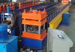 Colored Steel Highway Guardrail Roll Forming Machine , Tube Forming Machine