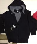 Red Childrens Fleece Coats , Boys Hooded Fleece Jacket Sherpa Lining