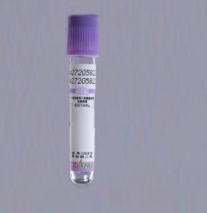 Wholesale PET / Glass EDTA Tube Blood Sample Vials With Gel Long Shelf Time from china suppliers