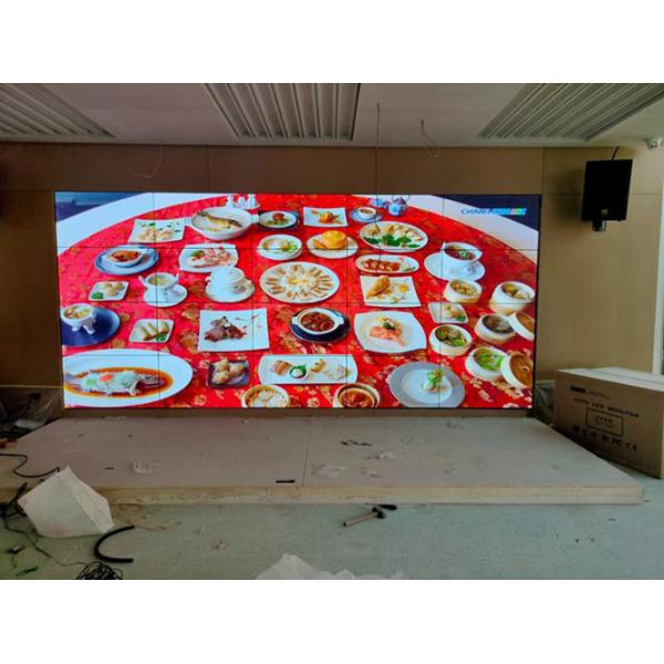 Indoor LCD Monitor Video Wall Advertising Display LG Panel Controller Multi