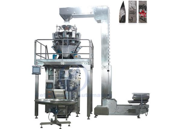 Green Tea Bag Vertical Form Fill Seal Machine , VFFS Bagging Machine Easy